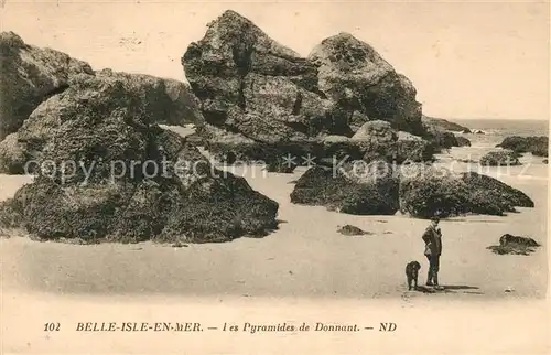 AK / Ansichtskarte Belle Ile en Mer Pyramides de Donnant