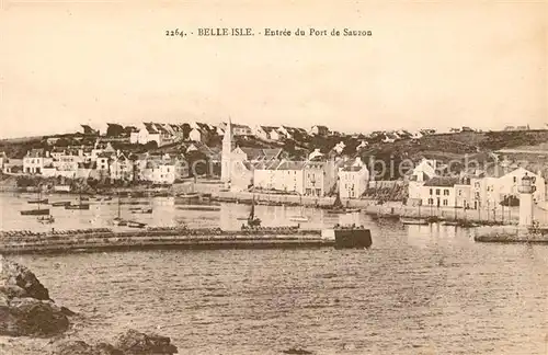 AK / Ansichtskarte Belle Ile en Mer Port de Sauzon