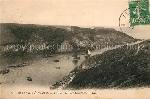 AK / Ansichtskarte Belle Ile en Mer Port de Port Goulphar