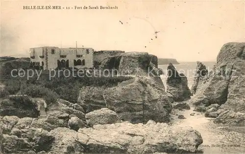 AK / Ansichtskarte Belle Ile en Mer Fort de Sarah Bernhardt