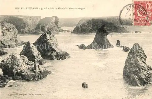 AK / Ansichtskarte Belle Ile en Mer La baie de Goulphar
