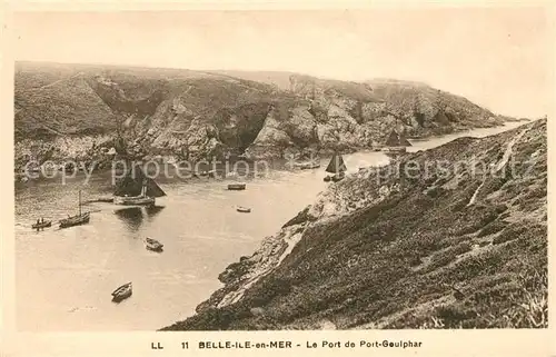AK / Ansichtskarte Belle Ile en Mer Port de Port Goulphar