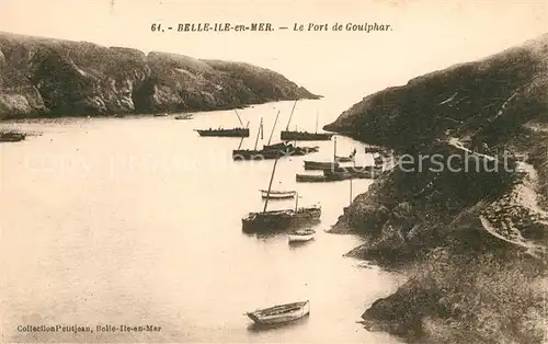 AK / Ansichtskarte Belle Ile en Mer Port de Goulphar