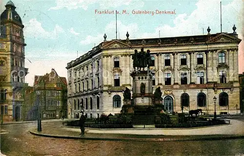 AK / Ansichtskarte Frankfurt Main Gutenberg Denkmal Kat. Frankfurt am Main