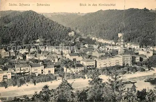 AK / Ansichtskarte Bad Schandau Blick in das Kirnitzschtal Kat. Bad Schandau