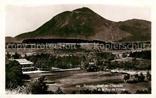 AK / Ansichtskarte Royat Puy de Dome Golf de Charade et le Puy de Dome Kat. Royat