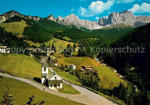 AK / Ansichtskarte Tiers Dolomiten St Cyprian mit Rosengarten Kat. Italien