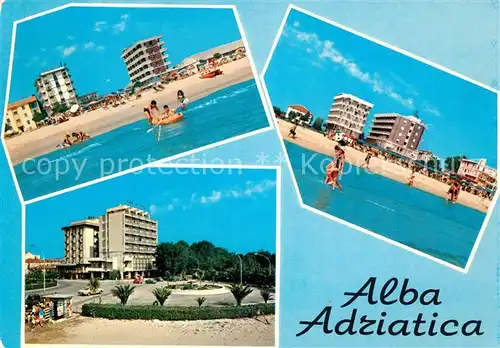 AK / Ansichtskarte Alba Adriatica Strandpartien Hotels Kat. 