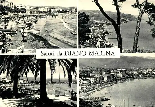 AK / Ansichtskarte Diano Marina Strandpartien Panorama Kat. Italien