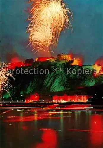 AK / Ansichtskarte Koblenz Rhein Festung Ehrenbreitstein Rhein in Flammen Kat. Koblenz