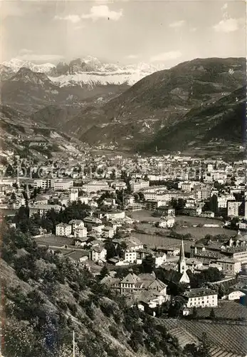 AK / Ansichtskarte Bozen Suedtirol Panorama mit Rosengarten Kat. Bozen Suedtirol