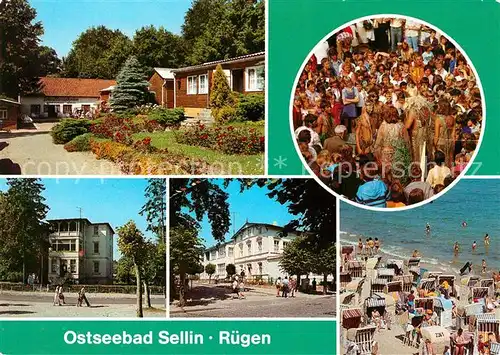 AK / Ansichtskarte Sellin Ruegen Schullandheim Oberschule Mosel Neptunfest  Kat. Sellin Ostseebad