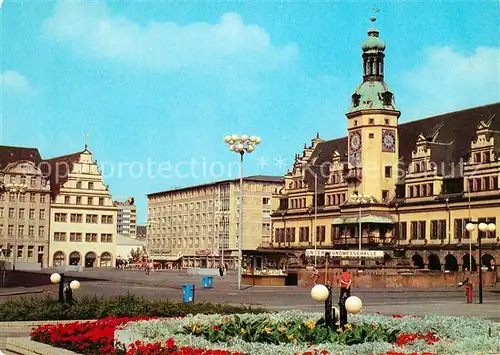 AK / Ansichtskarte Leipzig Markt Altes Rathaus Kat. Leipzig