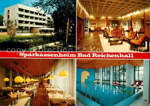 AK / Ansichtskarte Reichenhall Bad Sparkassenheim Schwimmbad  Kat. Bad Reichenhall