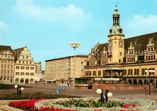 AK / Ansichtskarte Leipzig Markt altes Rathaus Kat. Leipzig