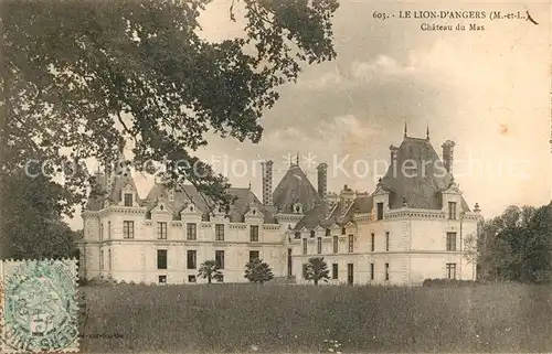 AK / Ansichtskarte Le Lion d Angers Chateau du Mas Kat. Le Lion d Angers
