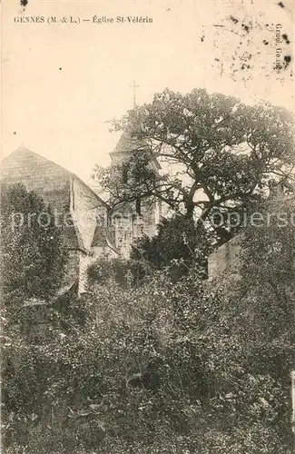 AK / Ansichtskarte Gennes Maine et Loire Eglise St Veterin Kat. Gennes