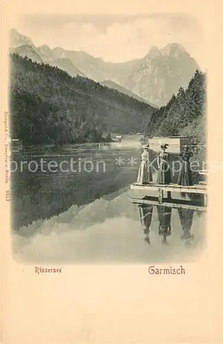 AK / Ansichtskarte Garmisch Partenkirchen Rissesee Kat. Garmisch Partenkirchen