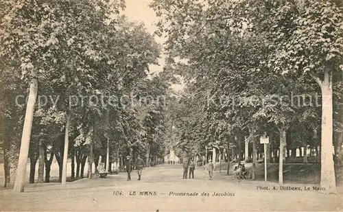 AK / Ansichtskarte Le Mans Sarthe Promenade des Jacobins Kat. Le Mans