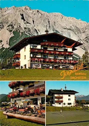 AK / Ansichtskarte Ramsau Dachstein Steiermark Hotel Restaurant Jagdhof  Kat. Ramsau am Dachstein