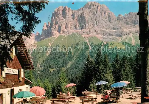 AK / Ansichtskarte Dolomiten Nigerhuette mit Rosengarten Kat. Italien