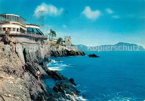 AK / Ansichtskarte Nervi Golfo Paradiso e Marinella e Torre Groppallo
