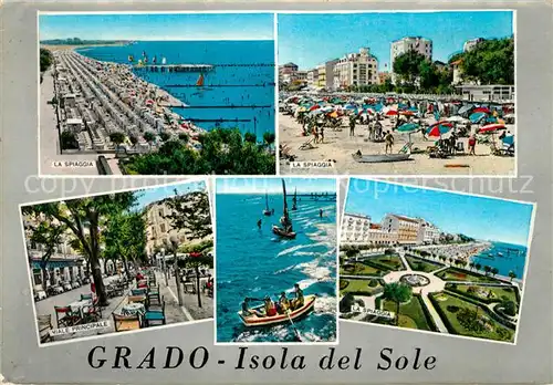 AK / Ansichtskarte Grado Pineta La Spiaggia Viale Principale Kat. Gorizia