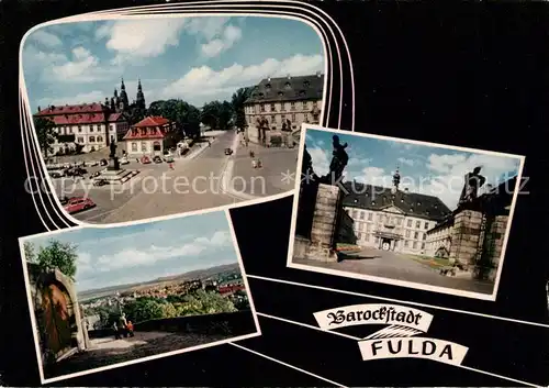 AK / Ansichtskarte Fulda Marktplatz Schloss Panorama Kat. Fulda