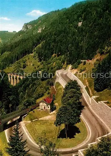 AK / Ansichtskarte Ravennaschlucht mit Ravenna Viadukt im Hoellental Schwarzwald Kat. Hinterzarten