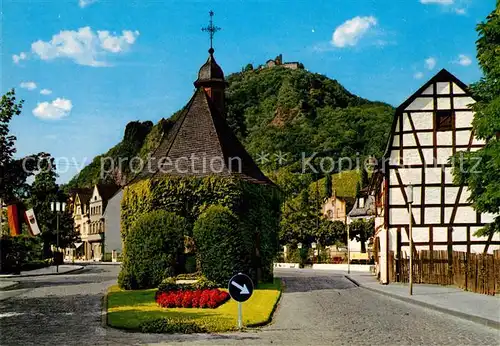 AK / Ansichtskarte Rhoendorf Alte Kapelle mit Burgruine Drachenfels Kat. Bad Honnef