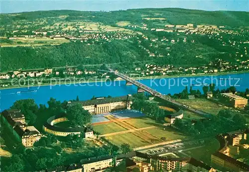 AK / Ansichtskarte Koblenz Rhein Schloss Fliegeraufnahme Kat. Koblenz