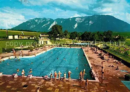 AK / Ansichtskarte Schwarzbach Marzoll Schwimmbad