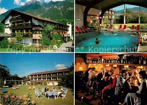AK / Ansichtskarte Garmisch Partenkirchen Hotel Obermuehle Kat. Garmisch Partenkirchen