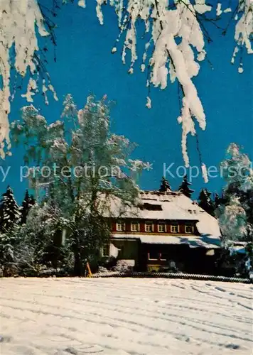 AK / Ansichtskarte Hinterzarten Landhaus Faerber Winter Kat. Hinterzarten