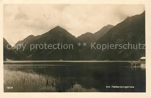 AK / Ansichtskarte Fuessen Allgaeu Heiterwangersee Allgaeuer Alpen Kat. Fuessen