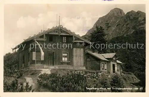 AK / Ansichtskarte Fuessen Allgaeu Tegelberghaus mit Branderschrofen Allgaeuer Alpen Kat. Fuessen