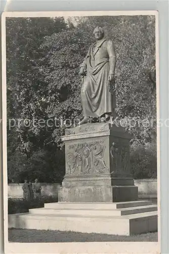 AK / Ansichtskarte Frankfurt Main Goethedenkmal Statue Kat. Frankfurt am Main