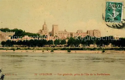AK / Ansichtskarte Avignon Vaucluse Vue prise de l`Ile de la Barthalasse Kat. Avignon