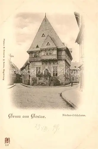 AK / Ansichtskarte Goslar Baecker Gildehaus Kat. Goslar