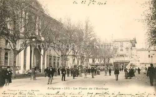 AK / Ansichtskarte Avignon Vaucluse Place de l`Horloge Kat. Avignon