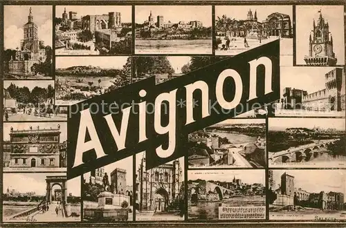 AK / Ansichtskarte Avignon Vaucluse  Kat. Avignon