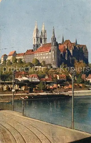 AK / Ansichtskarte Meissen Elbe Sachsen Albrechtsburg und Dom Kat. Meissen