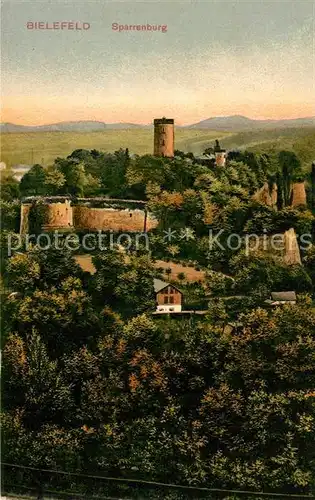 AK / Ansichtskarte Bielefeld Blick zur Sparrenburg Kat. Bielefeld