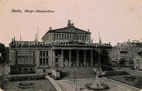 AK / Ansichtskarte Berlin Koenigl Schauspielhaus Kat. Berlin