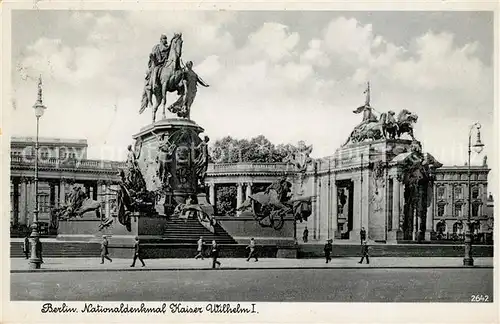 AK / Ansichtskarte Berlin Nationaldenkmal Kaiser Wilhelm I Kat. Berlin