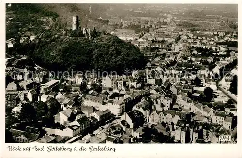 AK / Ansichtskarte Bad Godesberg Fliegeraufnahme mit Godesburg Kat. Bonn