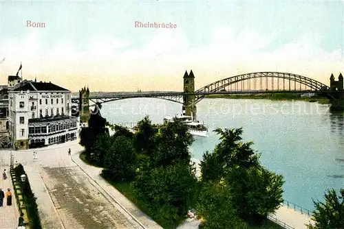 AK / Ansichtskarte Bonn Rhein Rheinbruecke Kat. Bonn