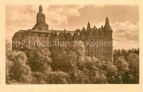 AK / Ansichtskarte Fuerstenstein Schlesien Schloss Fuerstenstein Kat. Waldenburg Walbrzych