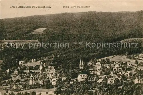 AK / Ansichtskarte Bad Flinsberg Swieradow Zdroj Blick vom Hasenstein Kat. 