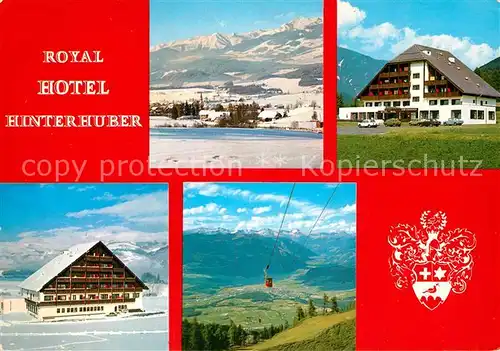 AK / Ansichtskarte Riscone Val Pusteria Suedtirol Royal Hotel Hinterhuber  Kat. 